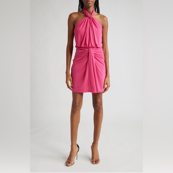 NWT Cinq à Sept
Kaily Halter Neck Mini Dress Size 0 $345 - Picture 3 of 10